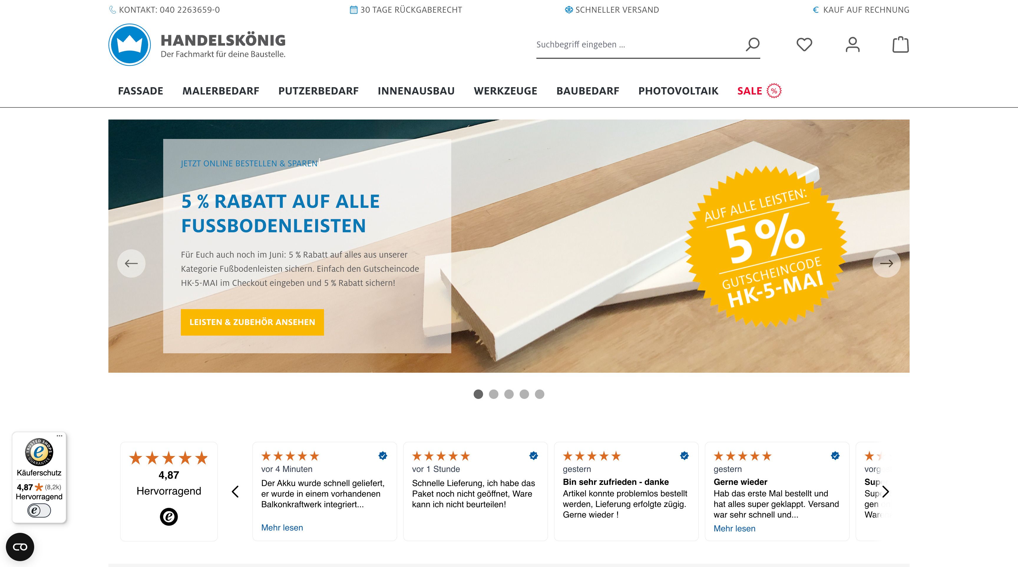 Handelskönig — Von JTL-Shop auf Shopware 6