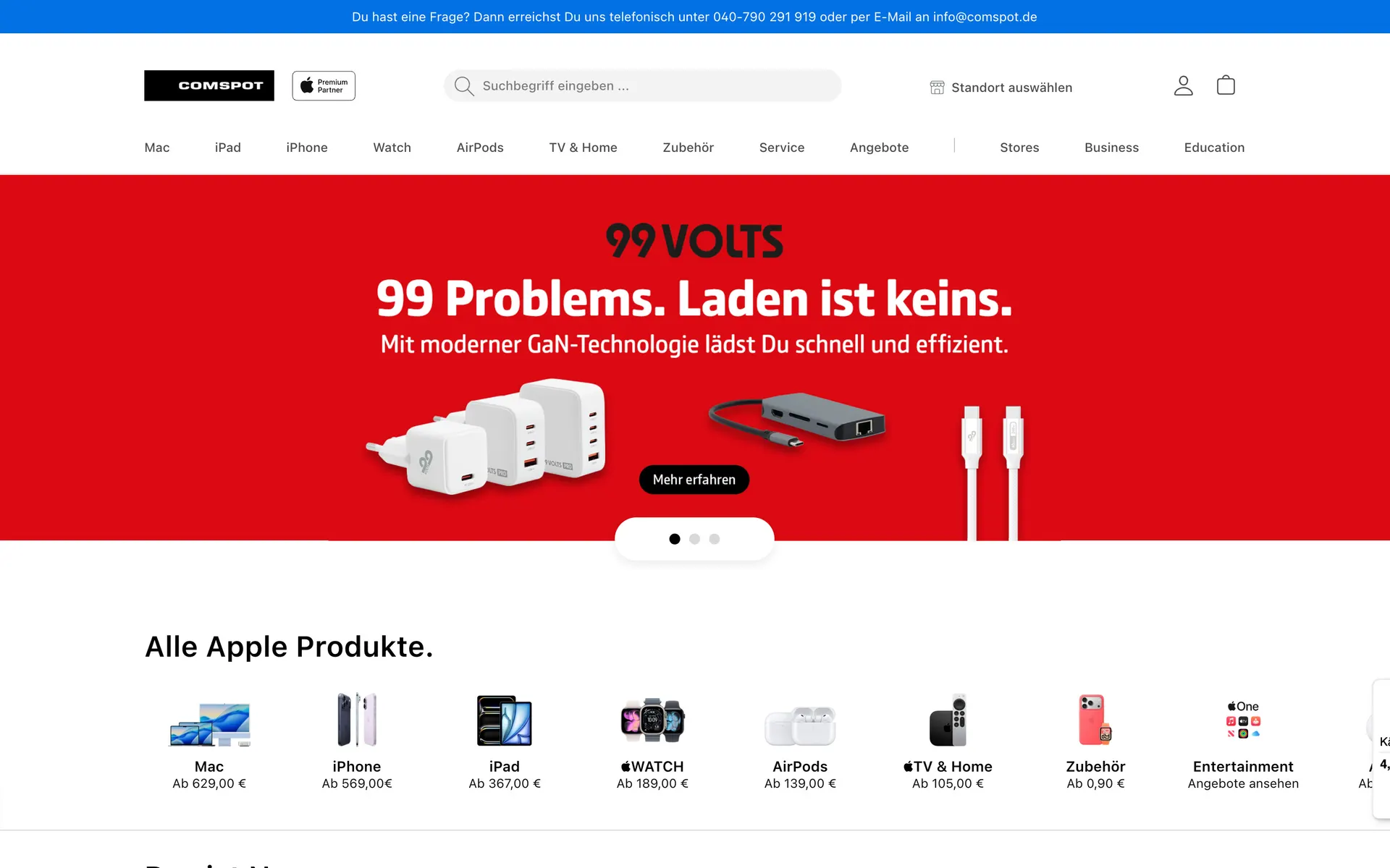 COMSPOT Online-Shop — Omnichannel-Verzahnung von Apple-Premium-Retail und E-Commerce
